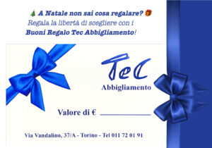 Buoni Regalo Tec Abbigliamento